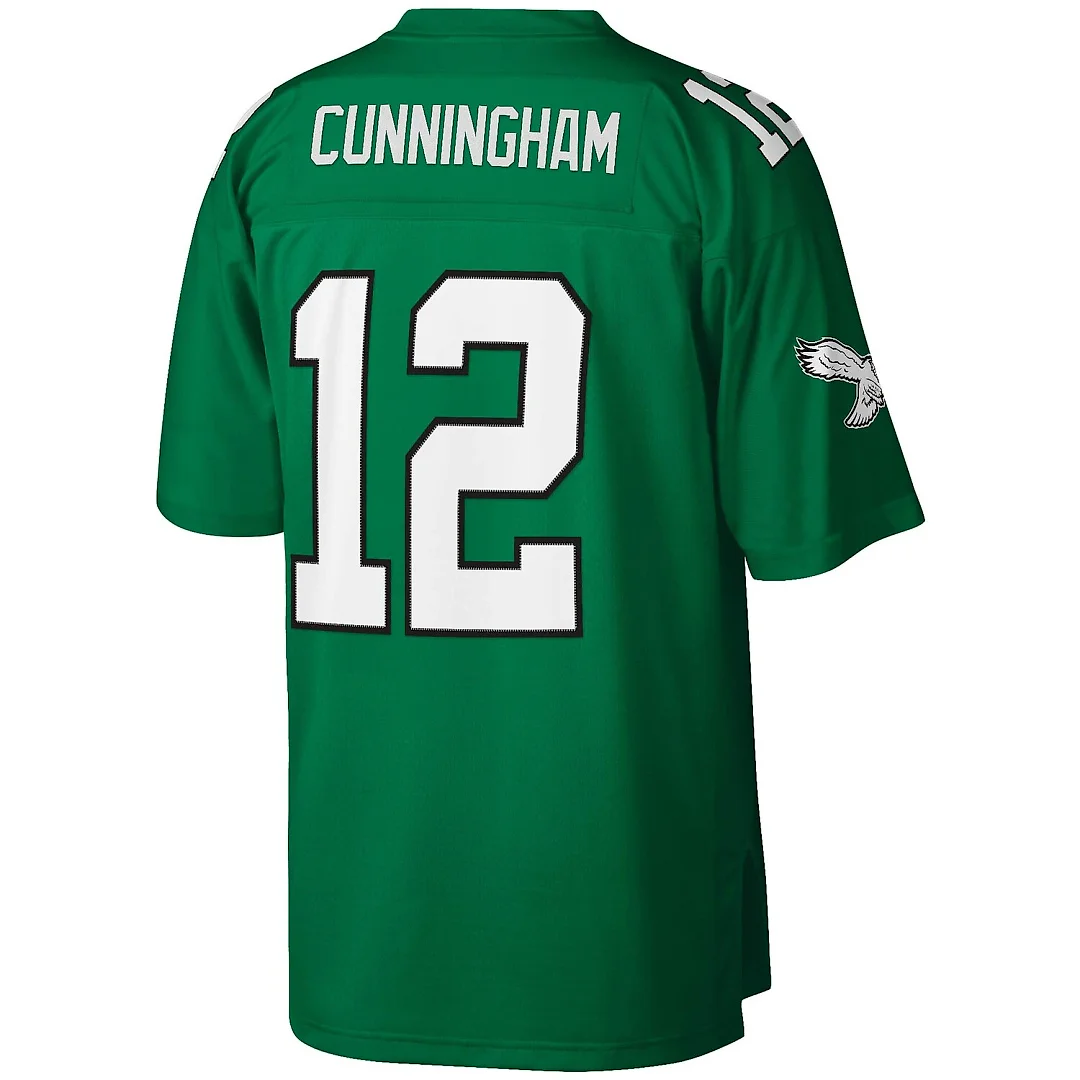 Zennovawear Randall Cunningham Philadelphia Eagles Legacy Replica Jersey - Kelly Green