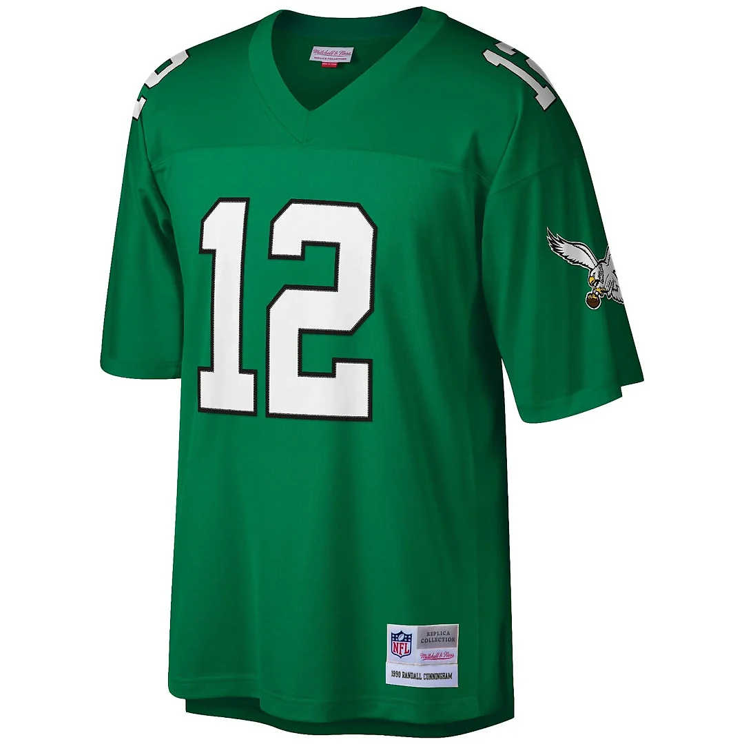 Zennovawear Randall Cunningham Philadelphia Eagles Legacy Replica Jersey - Kelly Green