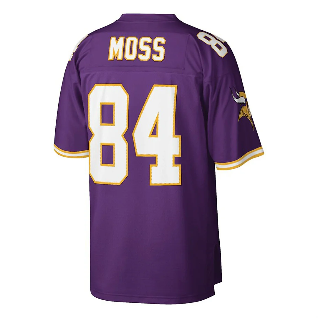 Zennovawear Randy Moss Minnesota Vikings Big & Tall 1998 Retired Player Replica Jersey - Purple