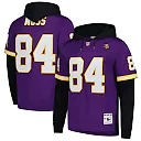 Zennovawear Randy Moss Minnesota Vikings Player Name & Number Hoodie Legacy Jersey - Purple