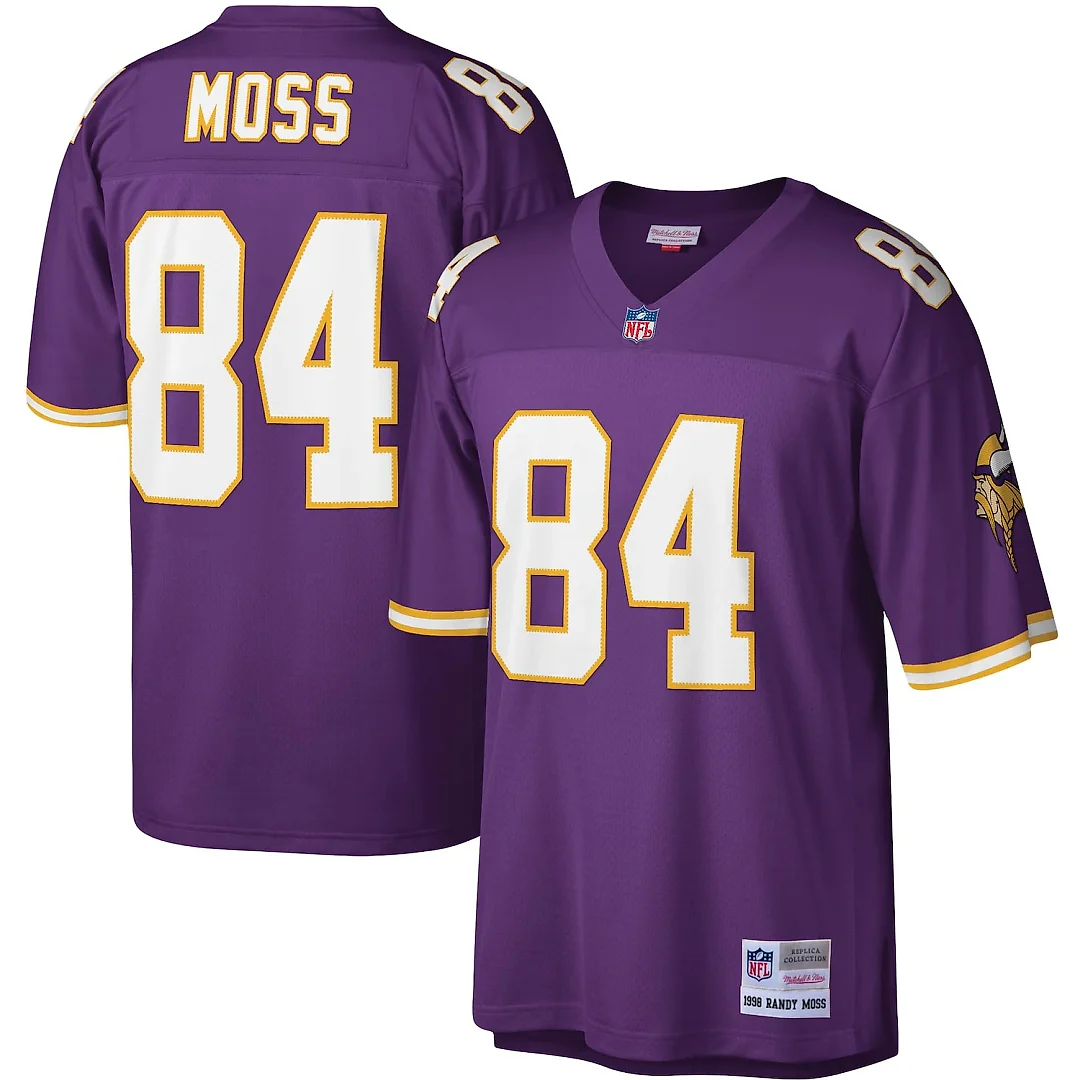 Zennovawear Randy Moss Minnesota Vikings Legacy Replica Jersey - Purple