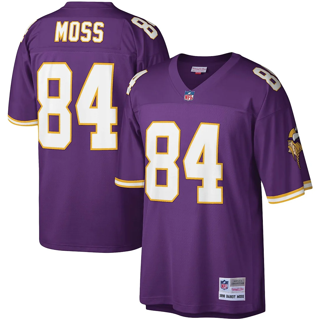 Zennovawear Randy Moss Minnesota Vikings Legacy Replica Jersey - Purple