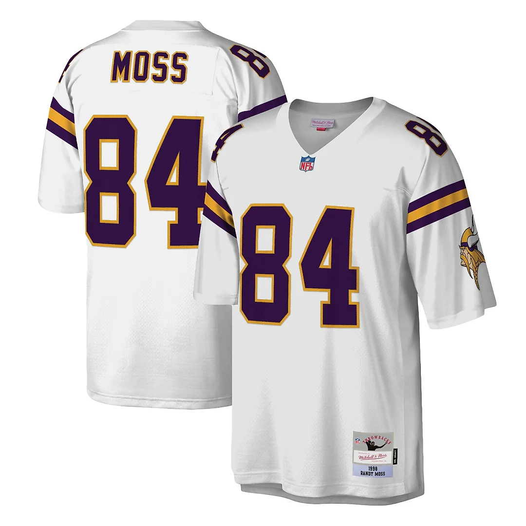 Zennovawear Randy Moss Minnesota Vikings Legacy Replica Jersey - White