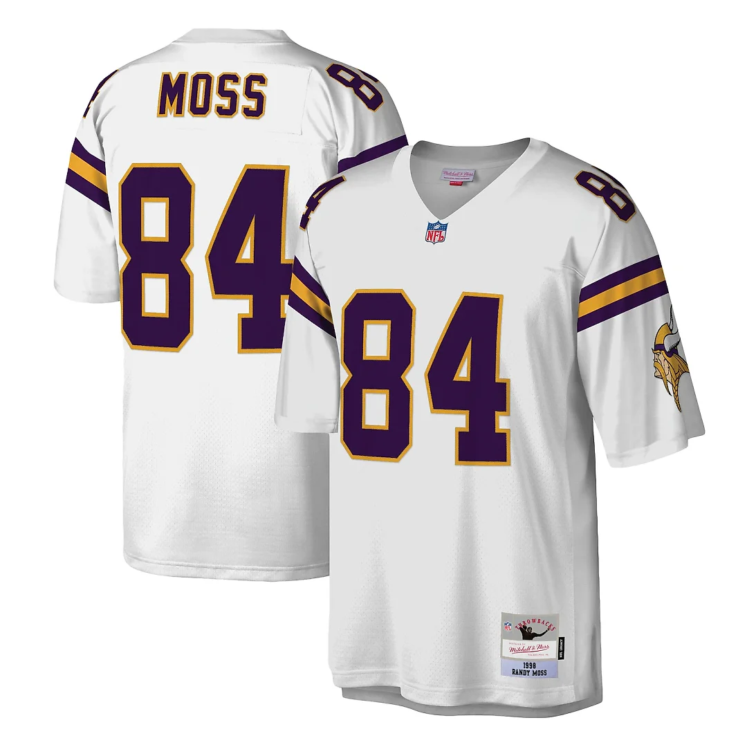 Zennovawear Randy Moss Minnesota Vikings Legacy Replica Jersey - White