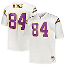 Zennovawear Randy Moss Minnesota Vikings Big & Tall 1998 Legacy Retired Player Jersey - White