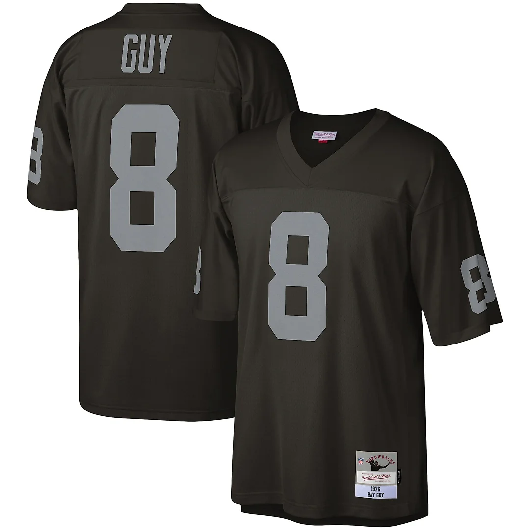 Zennovawear Ray Guy Las Vegas Raiders Legacy Replica Jersey - Black