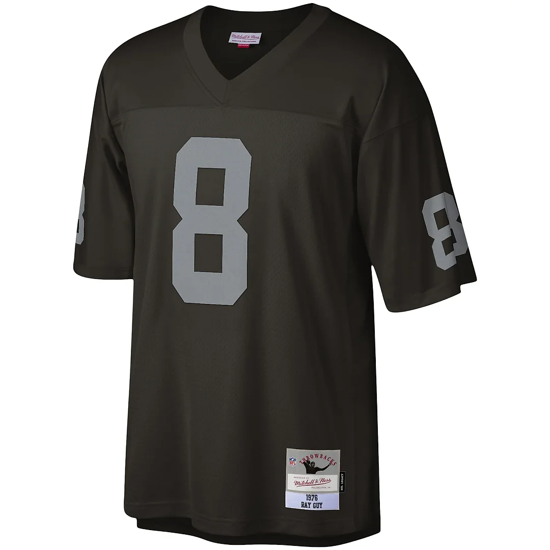 Zennovawear Ray Guy Las Vegas Raiders Legacy Replica Jersey - Black
