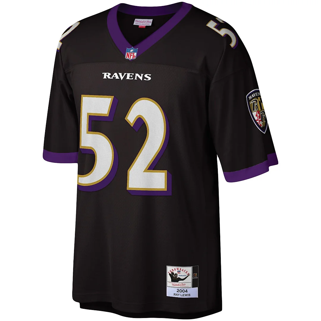 Zennovawear Ray Lewis Baltimore Ravens Legacy Replica Jersey - Black