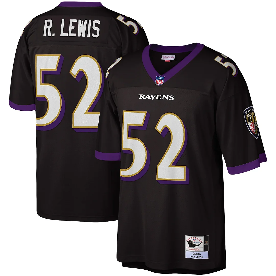 Zennovawear Ray Lewis Baltimore Ravens Legacy Replica Jersey - Black