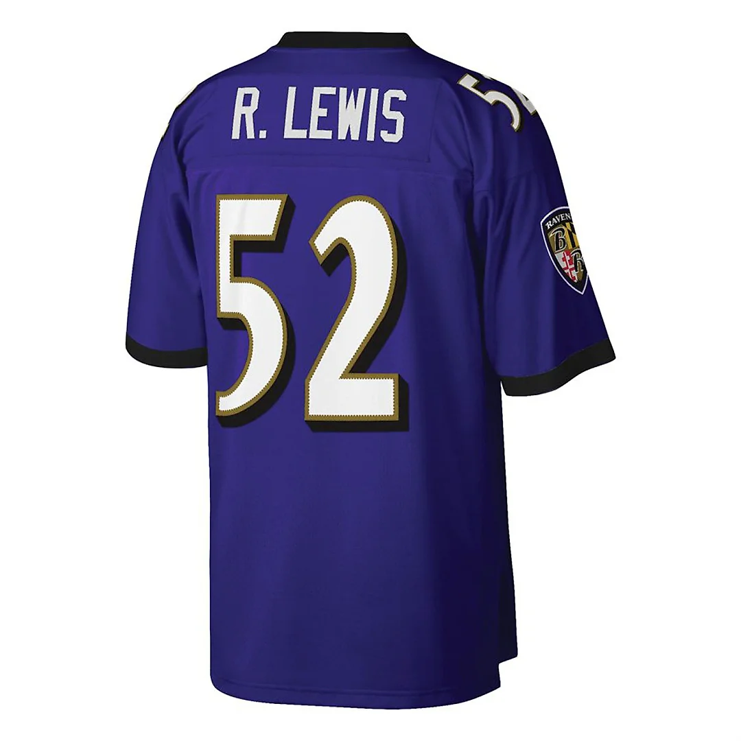 Zennovawear Ray Lewis Baltimore Ravens Big & Tall 2000 Retired Player Replica Jersey - Purple
