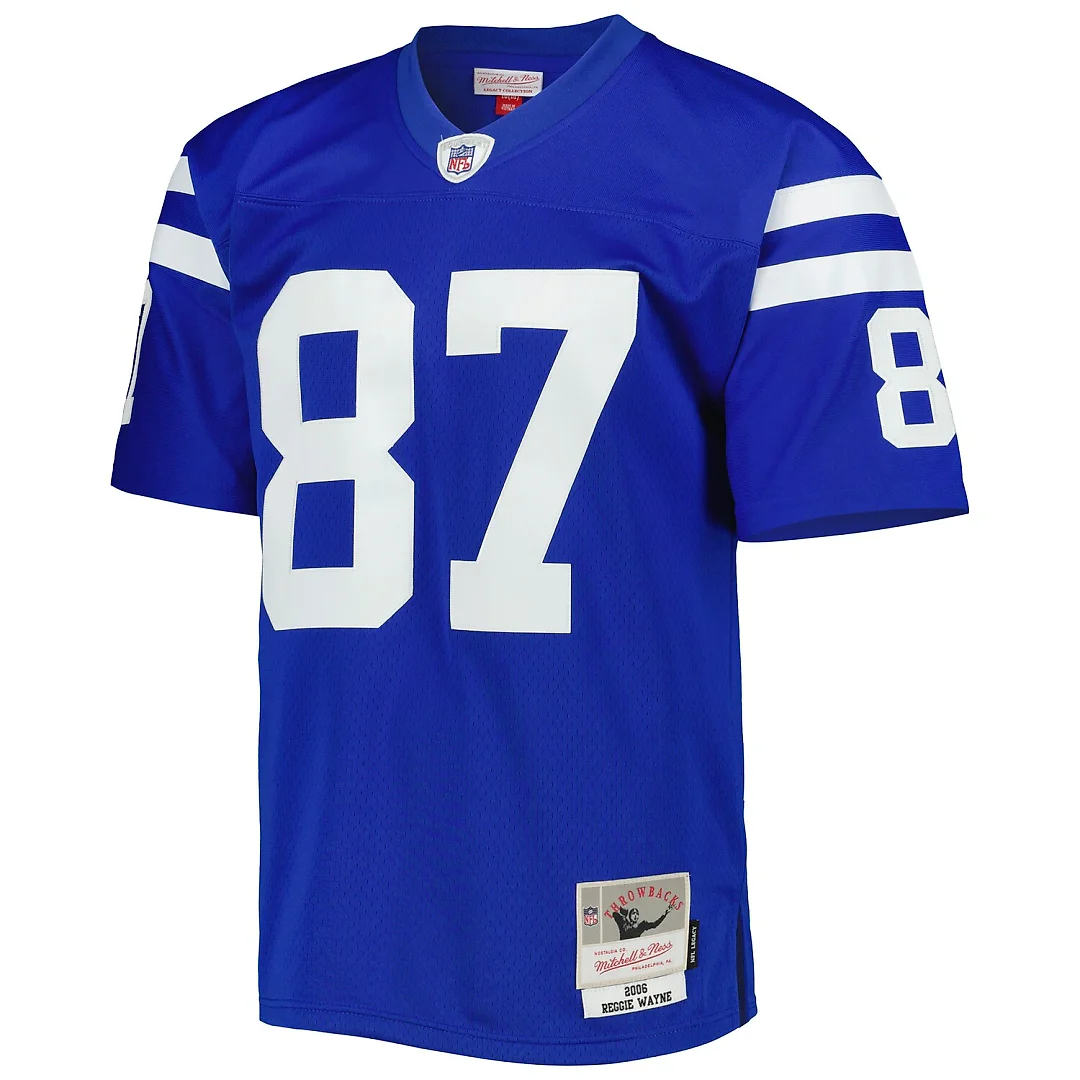 Zennovawear Reggie Wayne Indianapolis Colts Legacy Replica Jersey - Royal