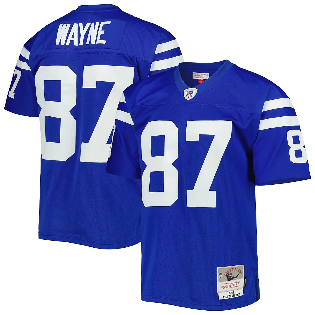 Zennovawear Reggie Wayne Indianapolis Colts Legacy Replica Jersey - Royal