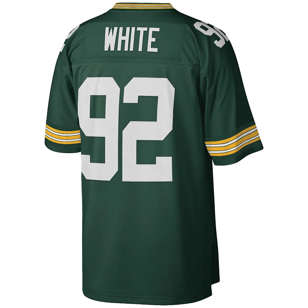 Zennovawear Reggie White Green Bay Packers Big & Tall 1996 Retired Player Replica Jersey - Green