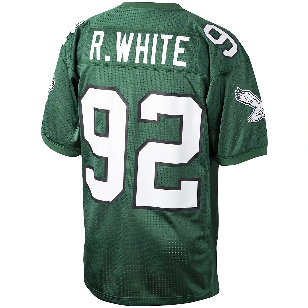 Zennovawear Reggie White Philadelphia Eagles Authentic Throwback Retired Player Jersey - Green