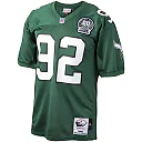 Zennovawear Reggie White Philadelphia Eagles Authentic Throwback Retired Player Jersey - Green