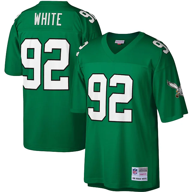 Zennovawear Reggie White Philadelphia Eagles Legacy Replica Jersey - Kelly Green
