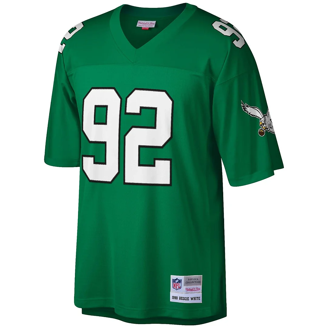 Zennovawear Reggie White Philadelphia Eagles Legacy Replica Jersey - Kelly Green