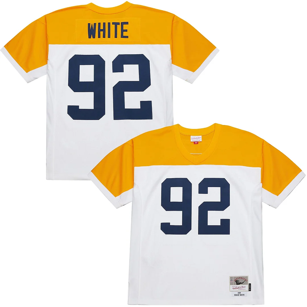 Zennovawear Reggie White Green Bay Packers 1994 Legacy Replica Jersey - White