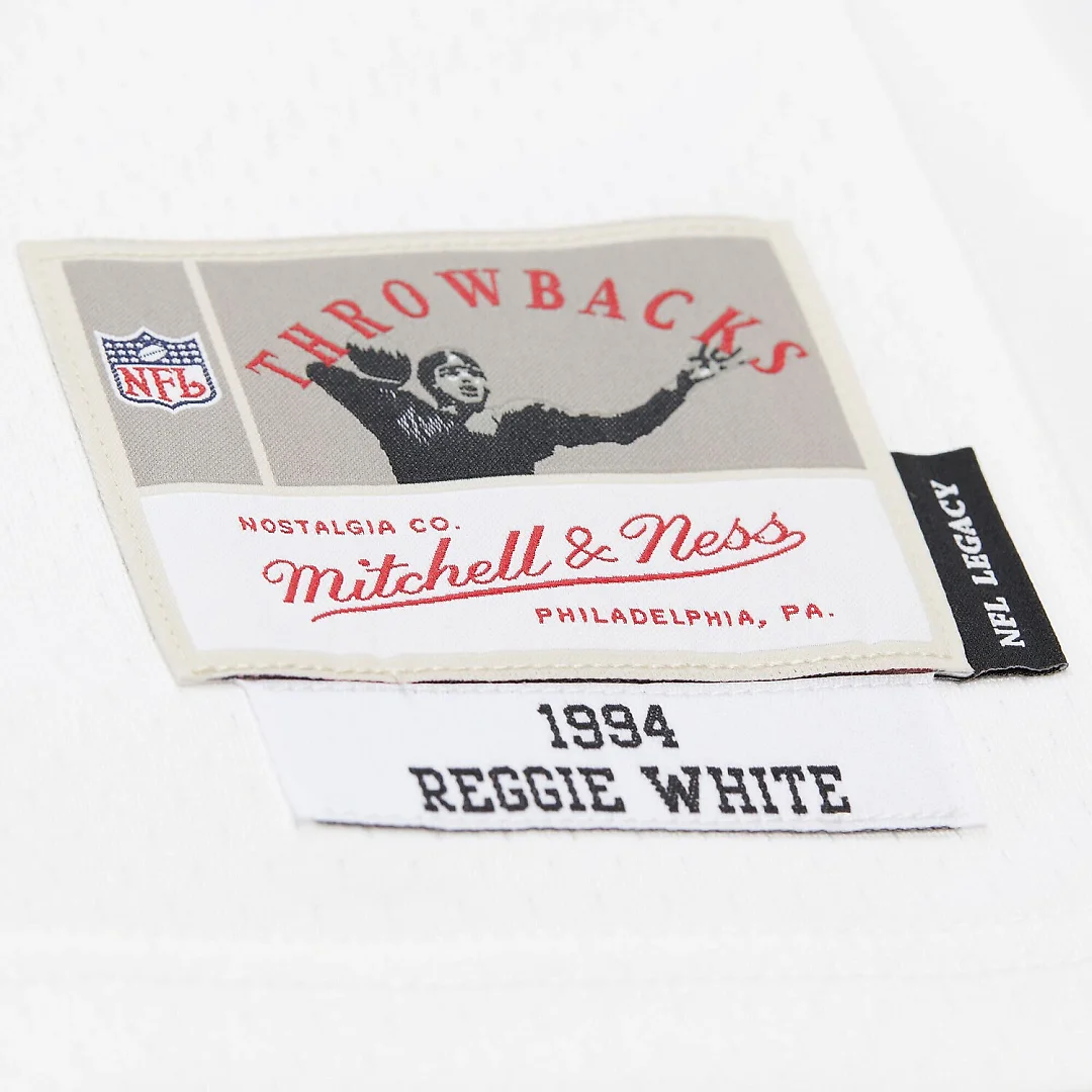 Zennovawear Reggie White Green Bay Packers 1994 Legacy Replica Jersey - White