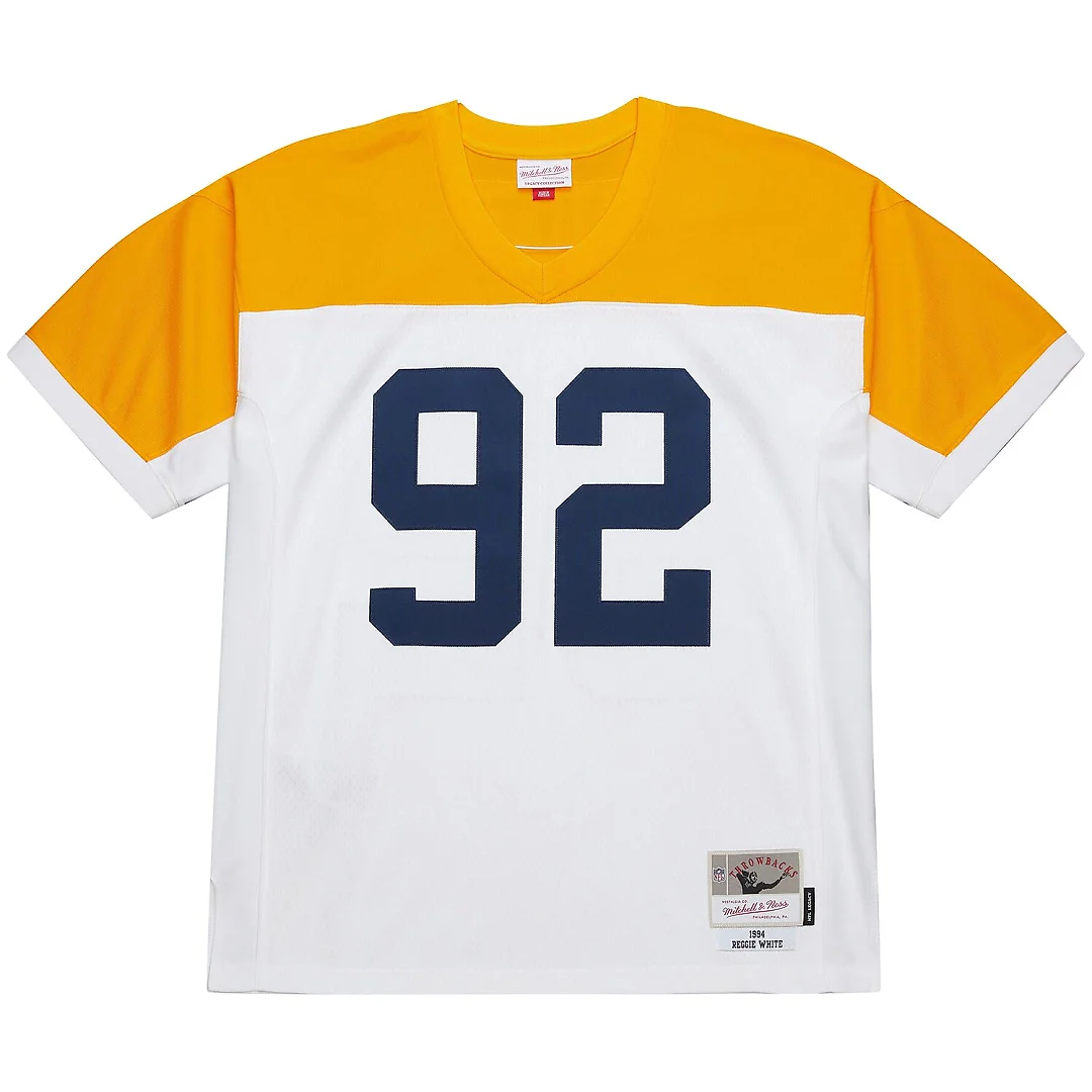 Zennovawear Reggie White Green Bay Packers 1994 Legacy Replica Jersey - White