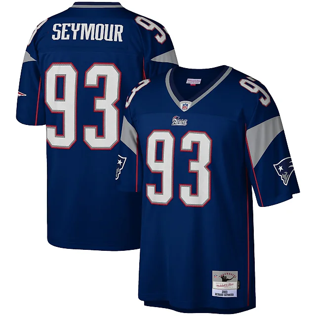Zennovawear Richard Seymour New England Patriots Legacy Replica Jersey - Navy