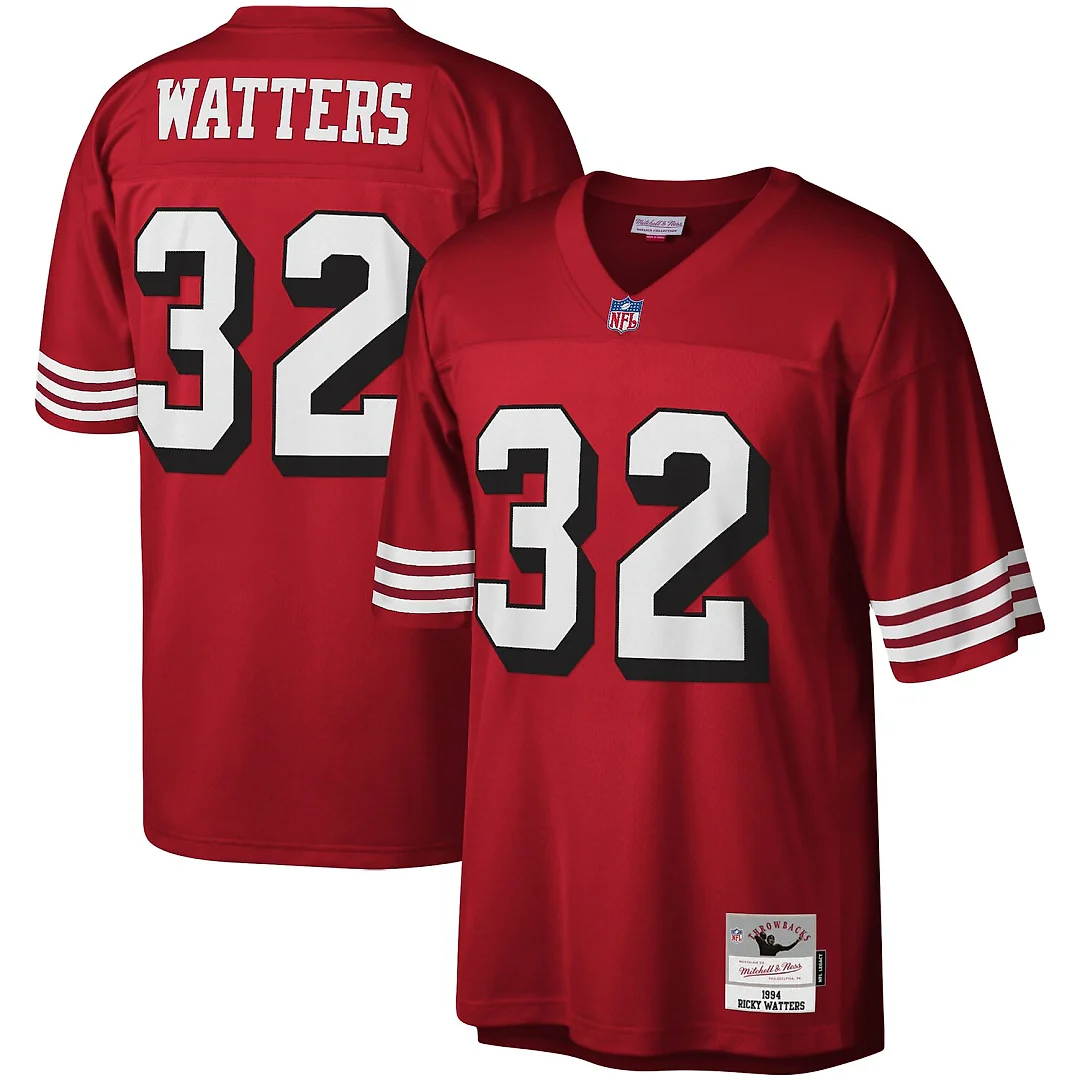 Zennovawear Ricky Watters San Francisco 49ers Legacy Replica Jersey - Scarlet