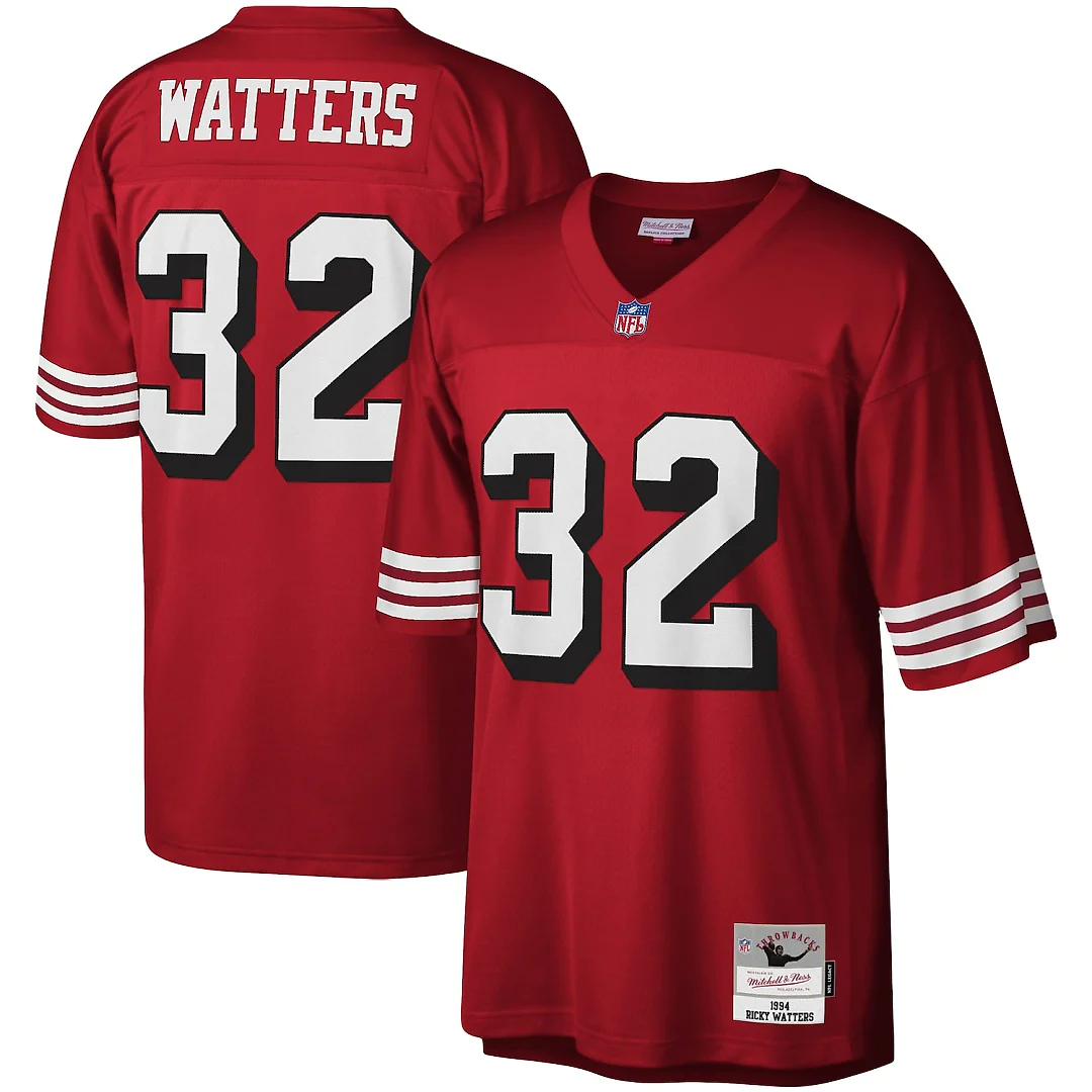 Zennovawear Ricky Watters San Francisco 49ers Legacy Replica Jersey - Scarlet