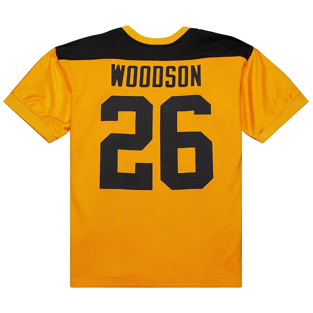 Zennovawear Rod Woodson Pittsburgh Steelers 1994 Authentic Throwback Retired Player Jersey - Gold