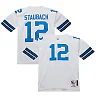Zennovawear Roger Staubach Dallas Cowboys 1975 Authentic Throwback Retired Player Jersey - White