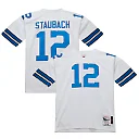 Zennovawear Roger Staubach Dallas Cowboys 1975 Authentic Throwback Retired Player Jersey - White