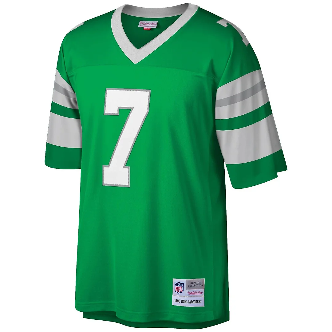 Zennovawear Ron Jaworski Philadelphia Eagles Legacy Replica Jersey - Kelly Green