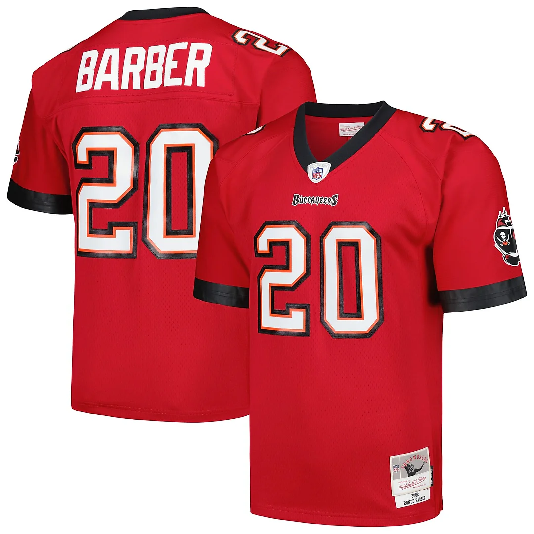 Zennovawear Ronde Barber Tampa Bay Buccaneers Legacy Replica Jersey - Red