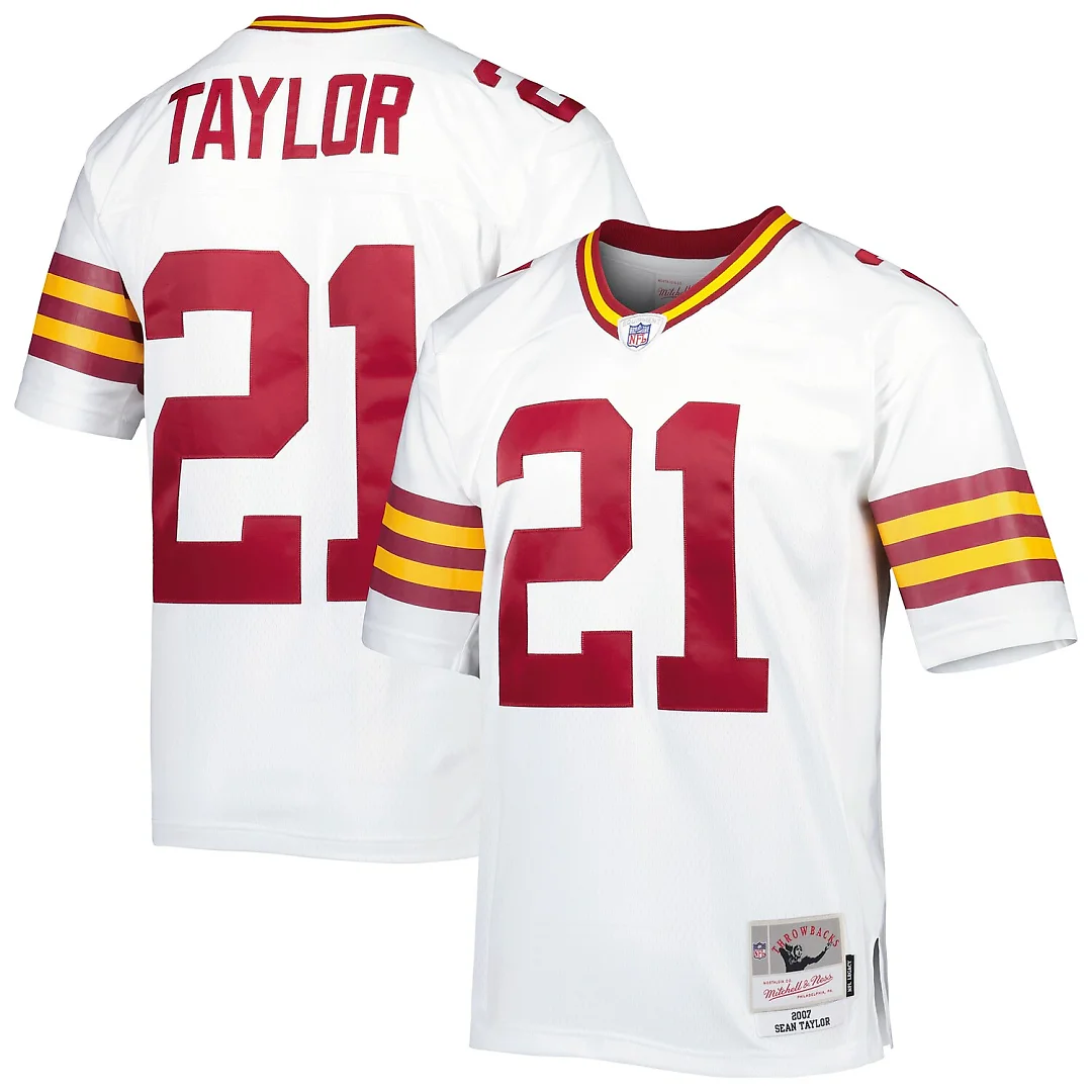 Zennovawear Sean Taylor Washington Football Team Legacy Replica Jersey - White