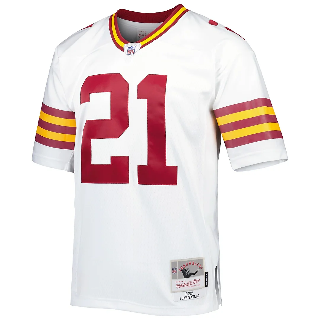 Zennovawear Sean Taylor Washington Football Team Legacy Replica Jersey - White