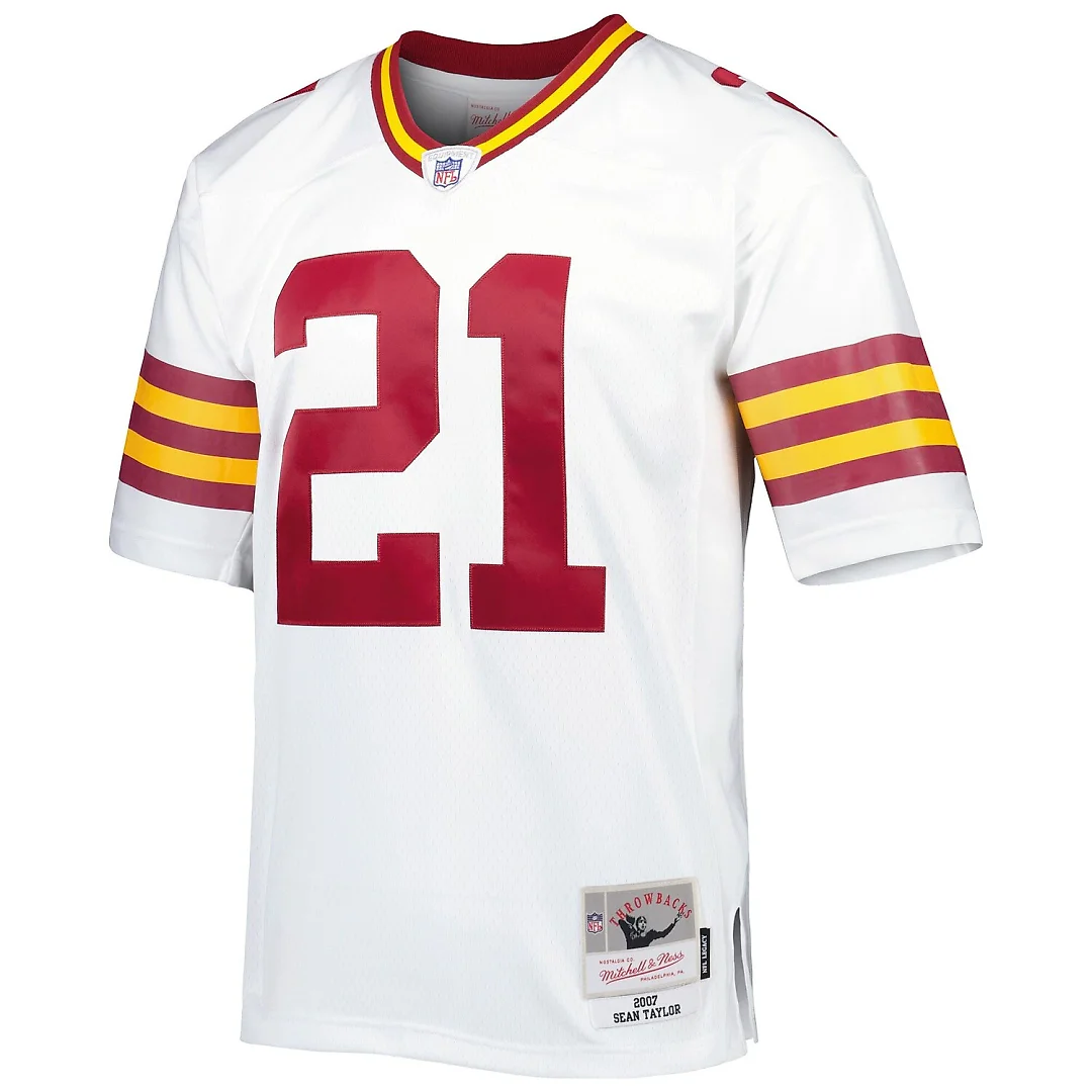 Zennovawear Sean Taylor Washington Commanders Big & Tall 2007 Legacy Retired Player Jersey - White