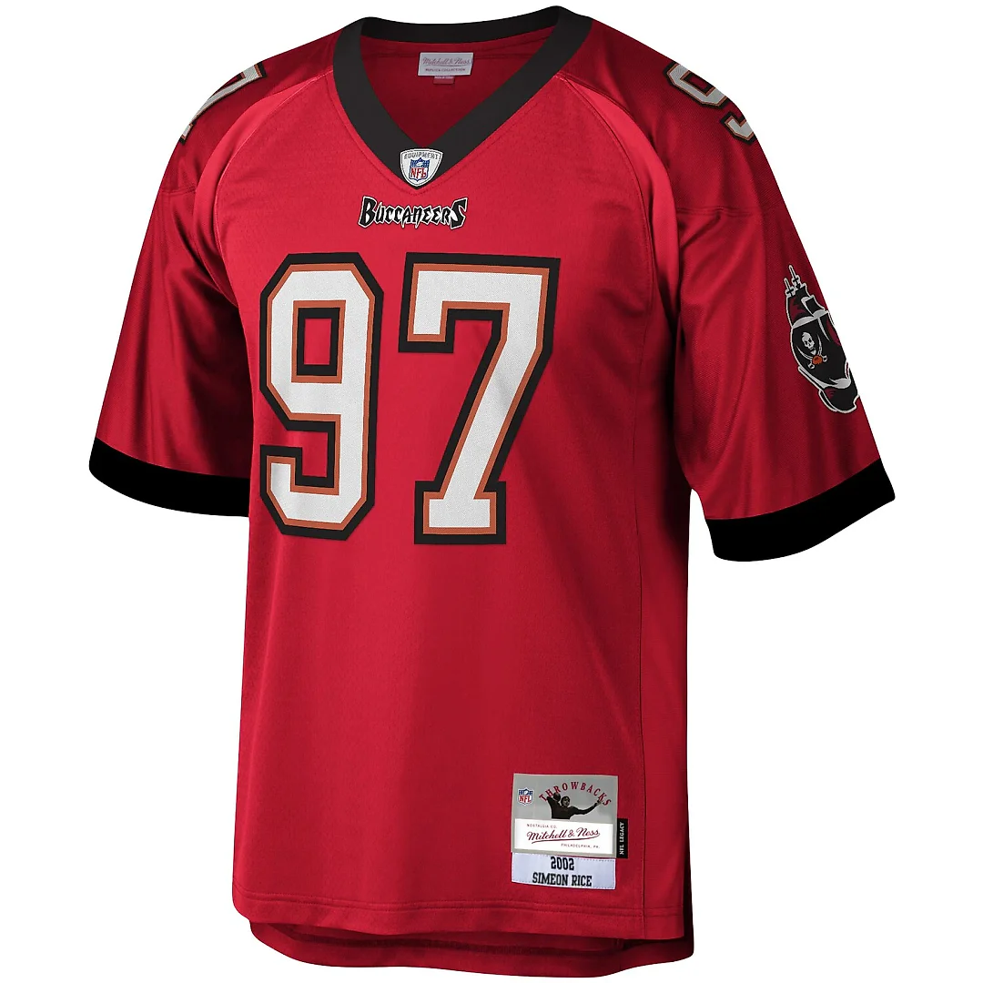 Zennovawear Simeon Rice Tampa Bay Buccaneers Legacy Replica Jersey - Red