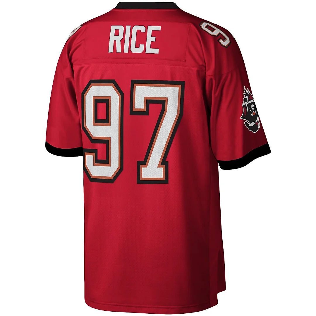 Zennovawear Simeon Rice Tampa Bay Buccaneers Legacy Replica Jersey - Red