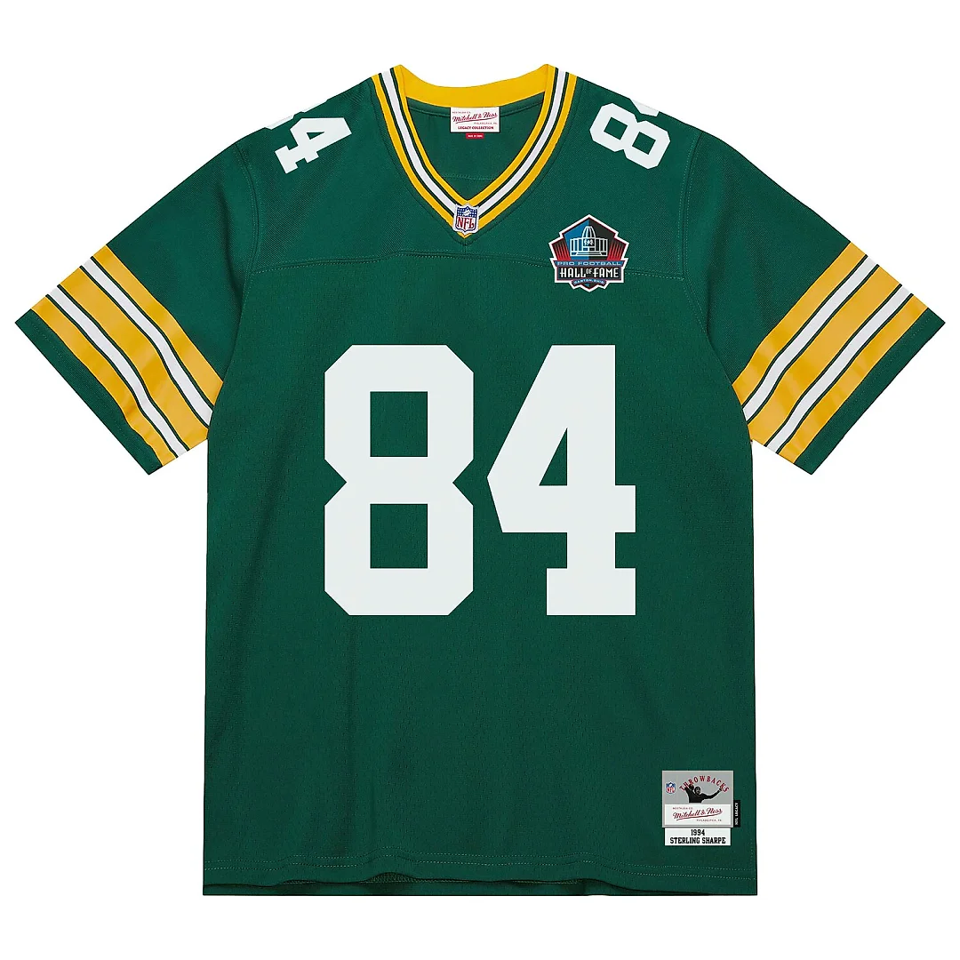 Zennovawear Sterling Sharpe Green Bay Packers 1994 Legacy Replica Jersey - Green