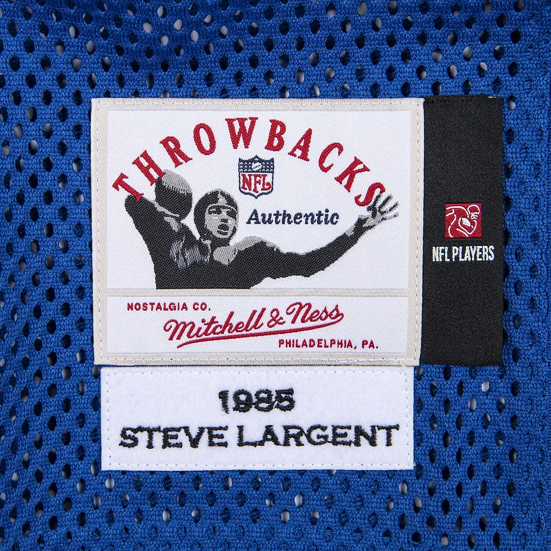 Zennovawear Steve Largent Seattle Seahawks 1985 Authentic Throwback Retired Player Jersey - Royal