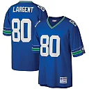 Zennovawear Steve Largent Seattle Seahawks Big & Tall 1985 Retired Player Replica Jersey - Royal