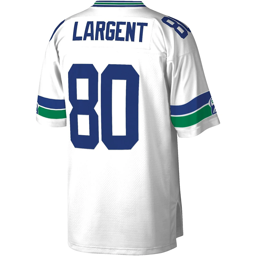 Zennovawear Steve Largent Seattle Seahawks Legacy Replica Jersey - White