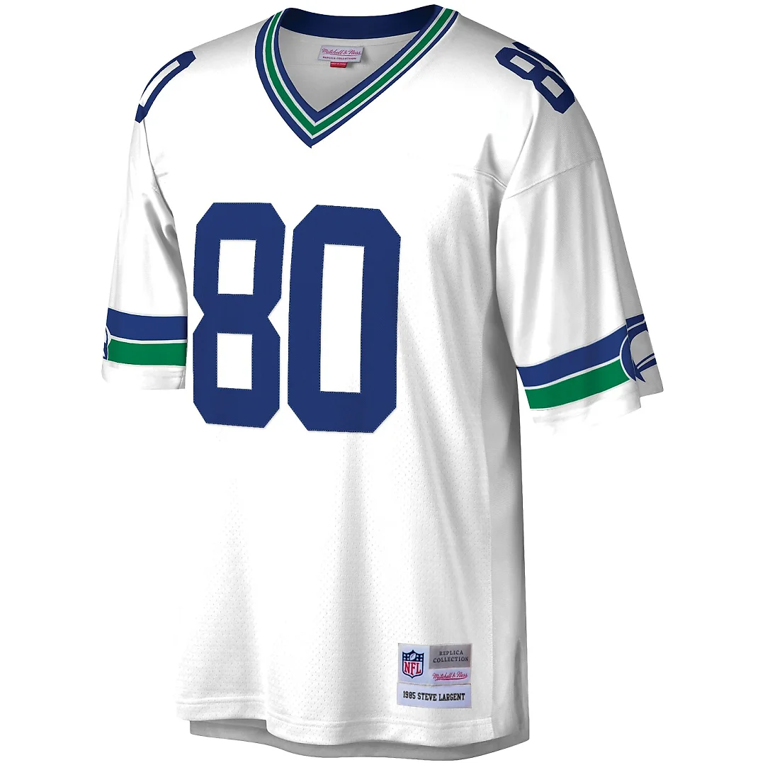 Zennovawear Steve Largent Seattle Seahawks Legacy Replica Jersey - White