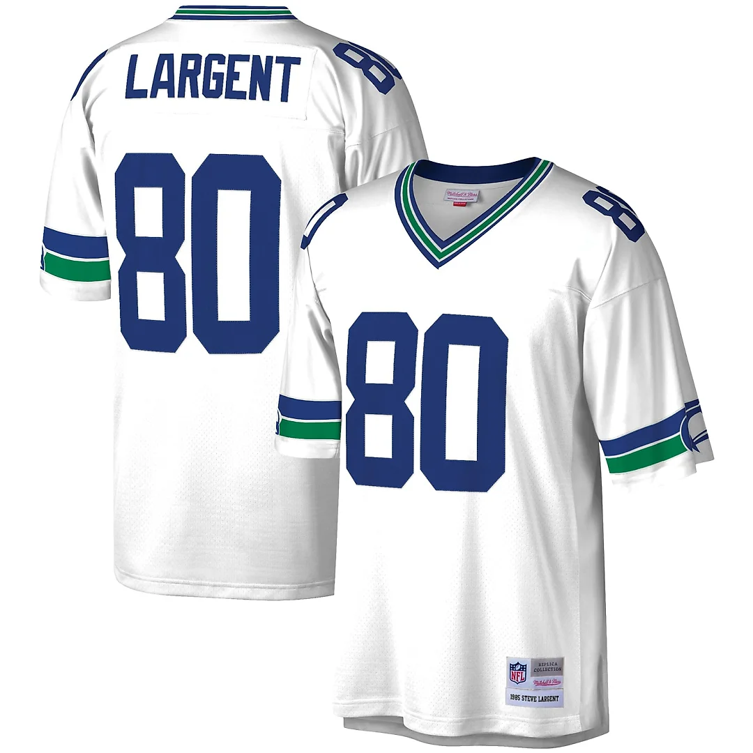 Zennovawear Steve Largent Seattle Seahawks Legacy Replica Jersey - White
