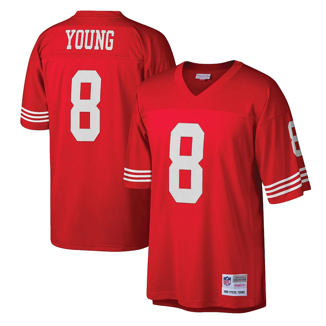Zennovawear Steve Young San Francisco 49ers Legacy Replica Jersey - Scarlet