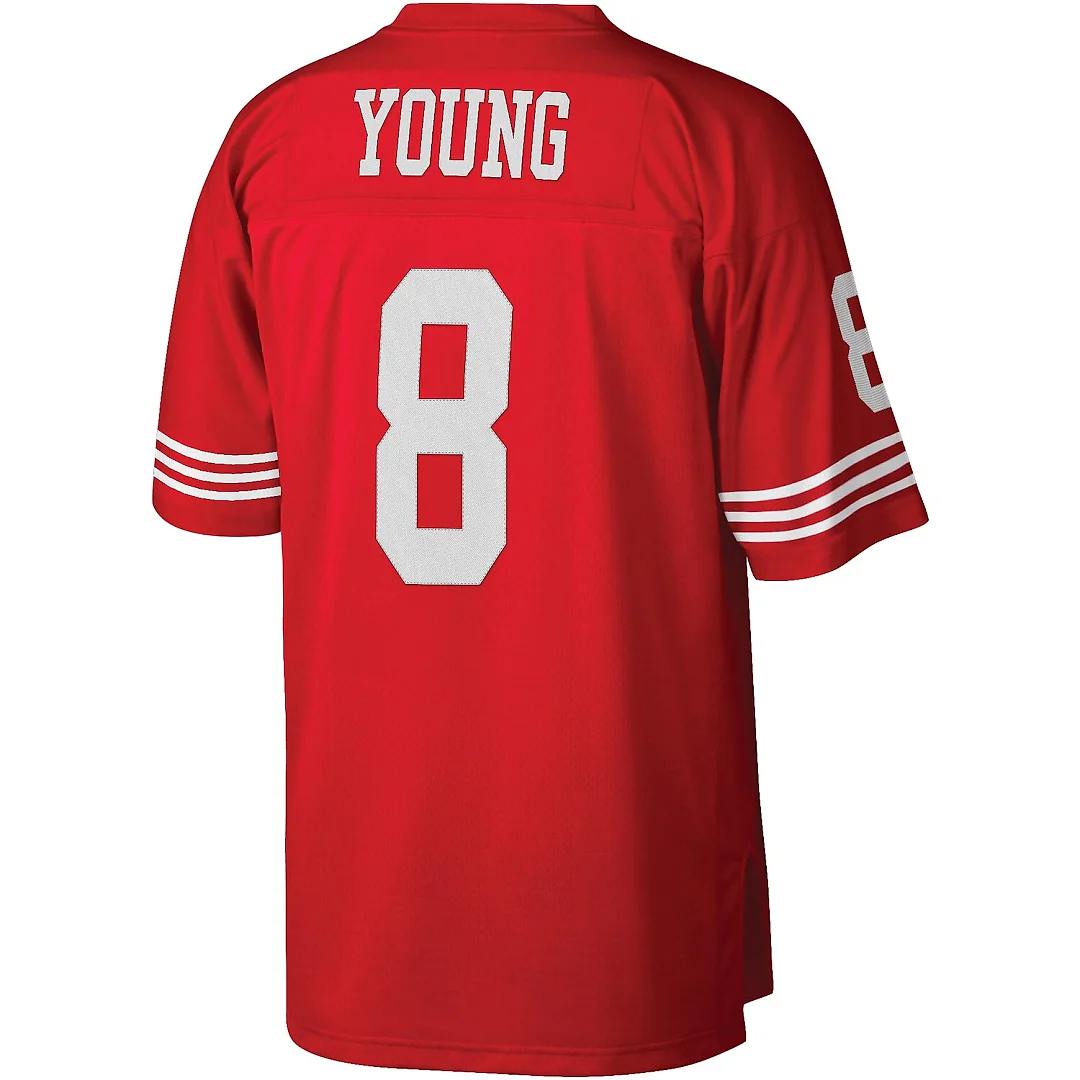 Zennovawear Steve Young San Francisco 49ers Legacy Replica Jersey - Scarlet