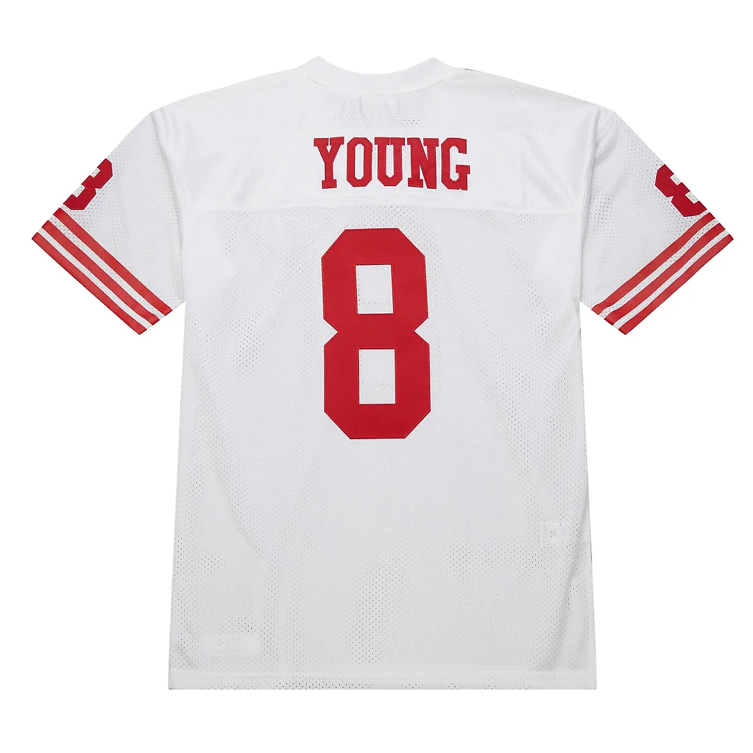 Zennovawear Steve Young San Francisco 49ers 1994 Authentic Throwback Retired Player Jersey - White