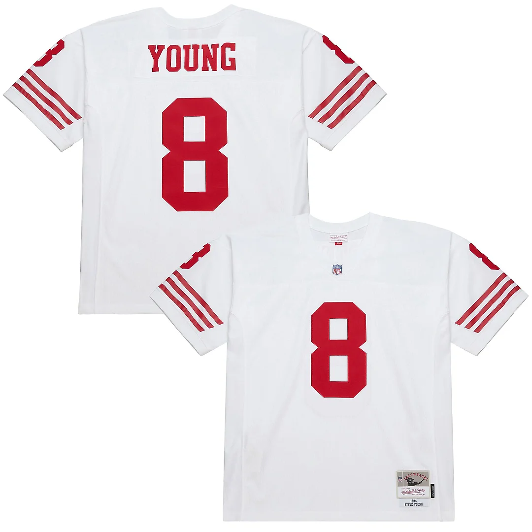 Zennovawear Steve Young San Francisco 49ers 1994 Legacy Replica Jersey - White