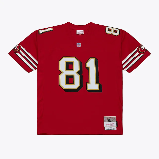 Zennovawear Terrell Owens San Francisco 49ers 1996 Legacy Replica Player Jersey - Red