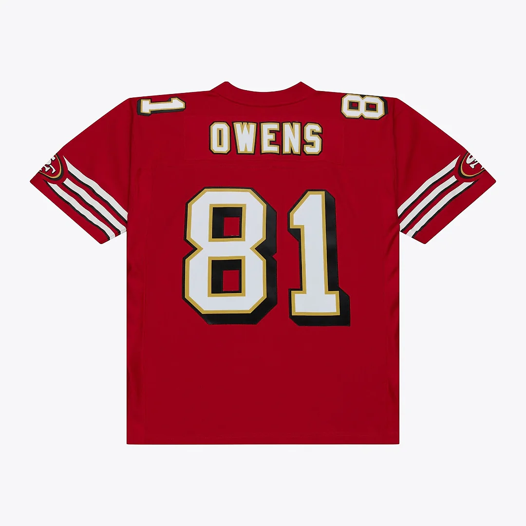 Zennovawear Terrell Owens San Francisco 49ers 1996 Legacy Replica Player Jersey - Red