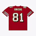 Zennovawear Terrell Owens San Francisco 49ers 1996 Legacy Replica Player Jersey - Red
